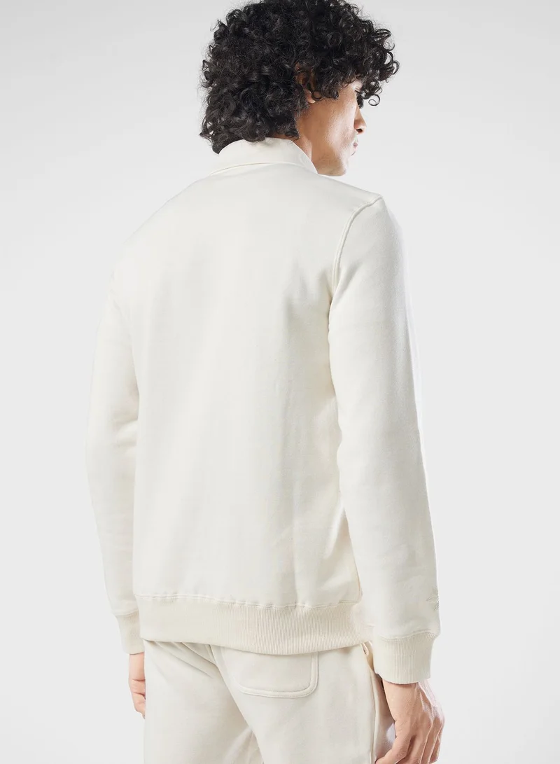 umbro Undyed Collared Sweatshirt