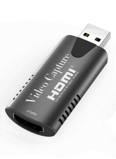4K HDMI Video Capture Card, HDMI to USB 3.0 Record Capture Device, 1080P 60FPS Record Capture Device Adapter