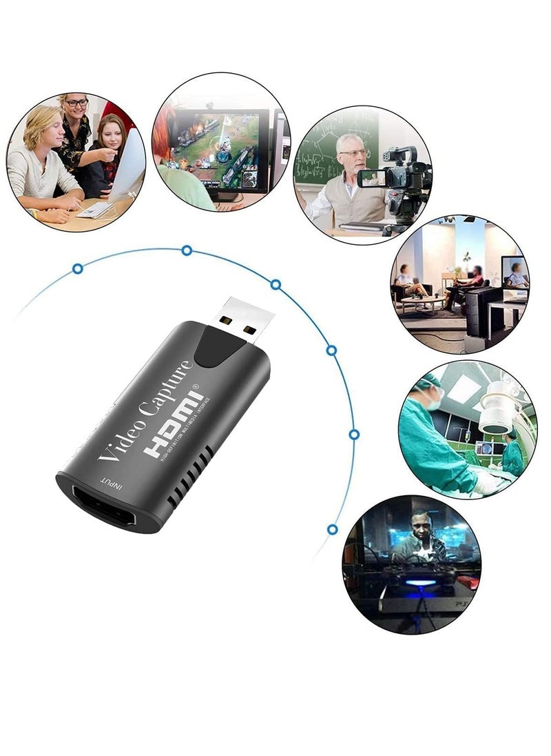joyzzz - 4K HDMI Video Capture Card, HDMI to USB 3.0 Record Capture Device, 1080P 60FPS Record Capture Device Adapter - Image 1