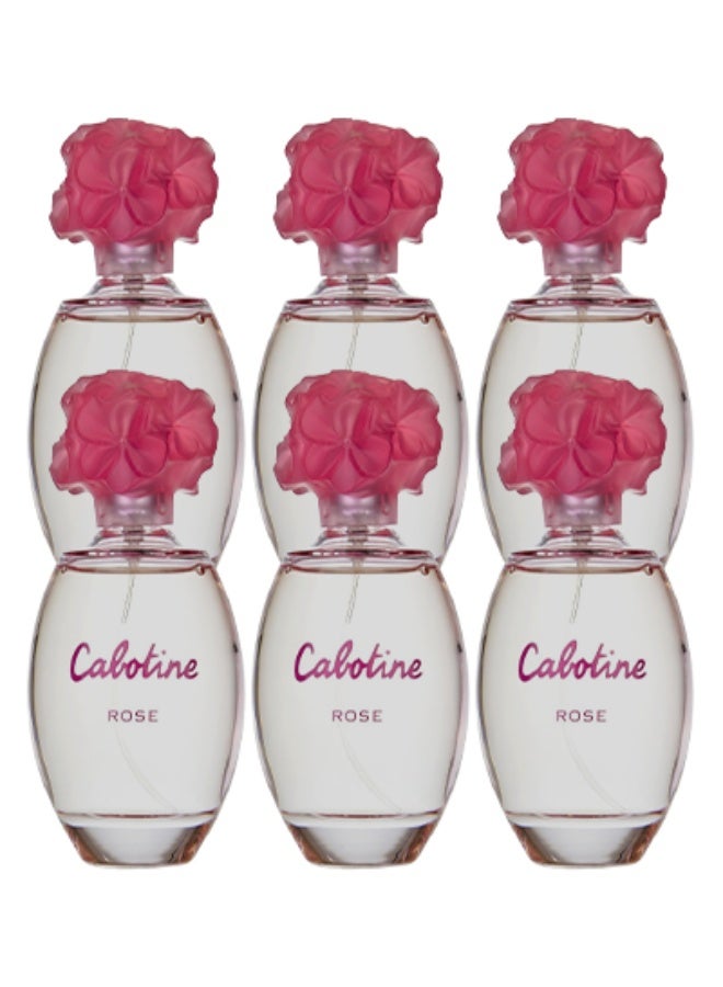 Parfums Gres 6 Pieces Cabotine Rose Perfume For Women 100ml EDT - Image 1
