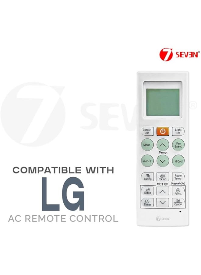 HuHa - 7SEVEN Compatible with Lg Ac Remote Original Model 36K Suitable for Split 1 1.5 2 Ton Window and Cassette Air Conditioner - Image 1