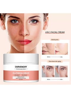 CARVENCHY 4 in 1 Facial Cream 50ml,High Moisturizing Strong Super Face Cream, Age Defense Formula Brightens, Hydrales & Firms Skin  - Image 3
