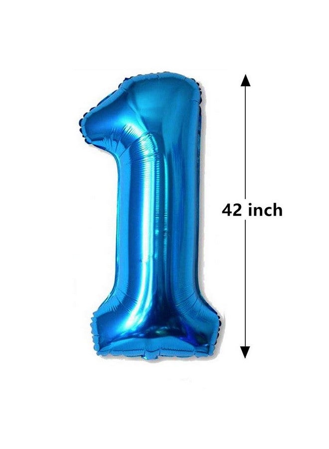 EMAAN EMAAN 42 inch Blue Jumbo 10 Number Balloons Big Foil Mylar Balloons for 10th Birthday Party Decorations and Anniversary Events Decorations - Image 2