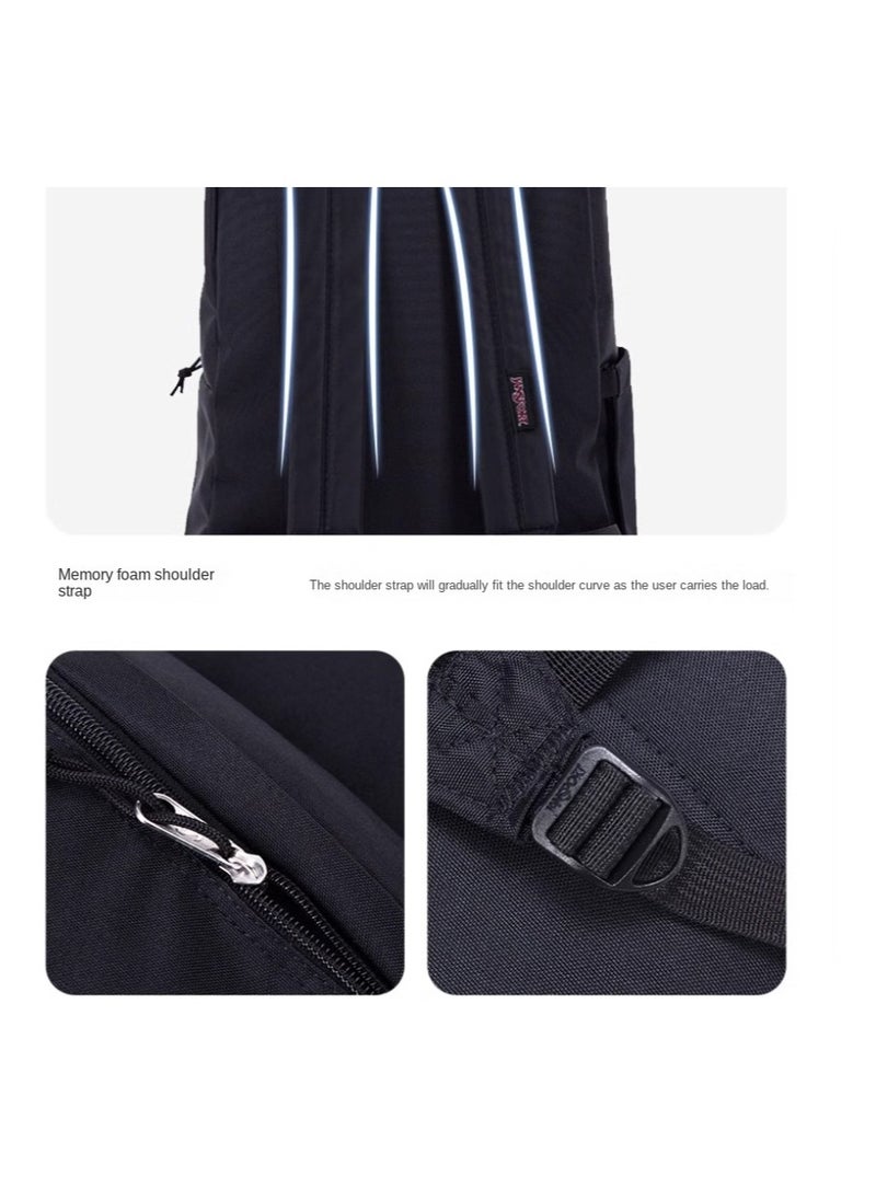 JANSPORT حقيبة ظهر سوبر بريك الصلبة باللون الأسود  - Image 3