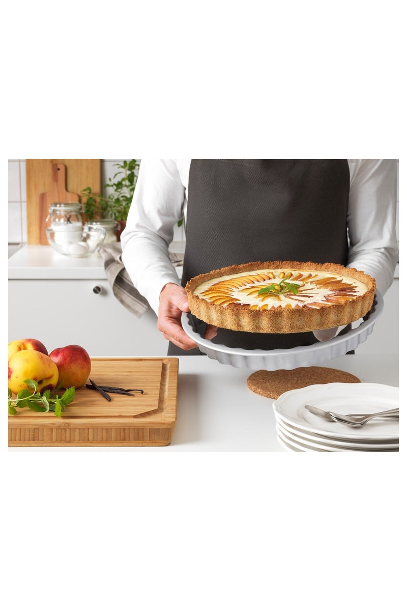 VARDAGEN Pie Dish, Silver-colour, 31 cm/1.8 l - Image 3