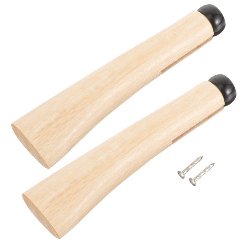 Wooden Axe Handle Replacement 2 Pack 16 Inch Camping Tool Accessory Easy Install - Image 2