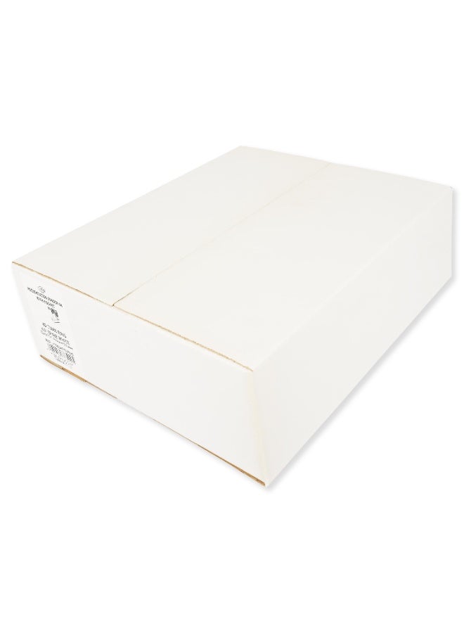 FIS Presentation Binder, A4 Size(210x297mm), 4[D]Ring Type, 75mm Ring Size, 4.50" Inches Spine with Clear PVC Pocket For Easy Insert Your Label Design, Packet of 2 Pieces, White Color-FSBD475DPB/2 - Image 3