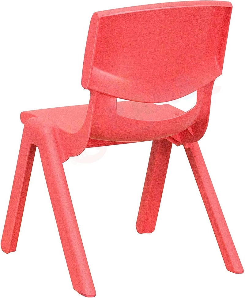 SIGNATRON Plastic Strong and Durable Kids Chair for Studying Dining Home Virgin Material Kids Chairs with Backrest for 2 to 5 Years | Sustain Upto 100 KG (Red) - Image 4