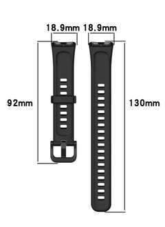 HW Huawei Band 8 Strap Soft Silicone Replacement Strap Compatible With Huawei Band 9  - Image 5