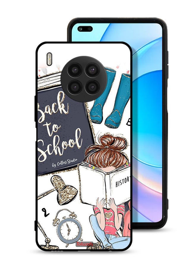 Tolwak Honor 50 Lite Protective Case Cover Back To School Girl Reading History - Image 1