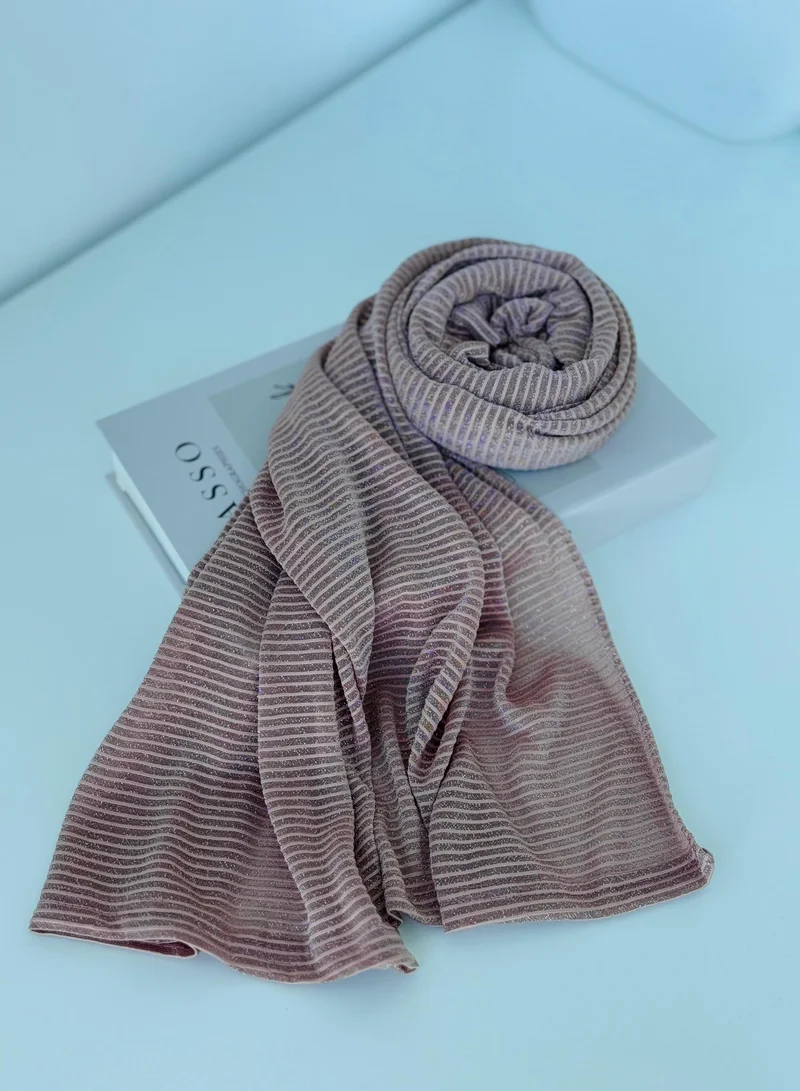 AL BENT AL SHARQIEH glittered cotton shawl hijab