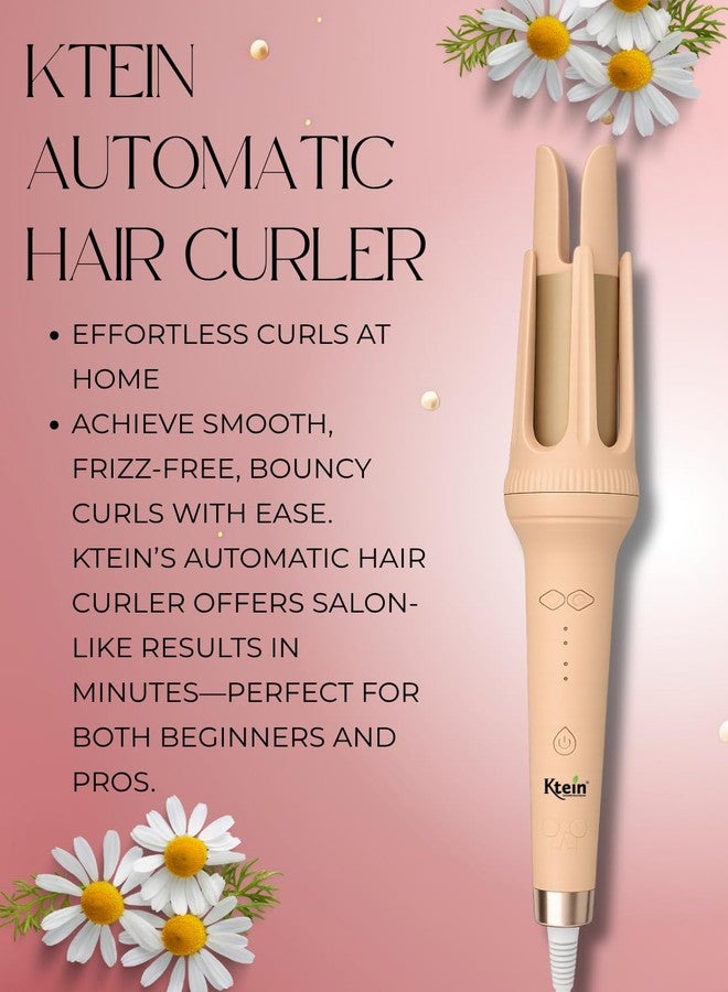 كتين مكواة تجعيد الشعر الأوتوماتيكية من Ktein | تصفيف شعر سهل مع درجة حرارة قابلة للتعديل وتصميم دوار سلس للحصول على تجعيدات مثالية لجميع أنواع الشعر - Image 3