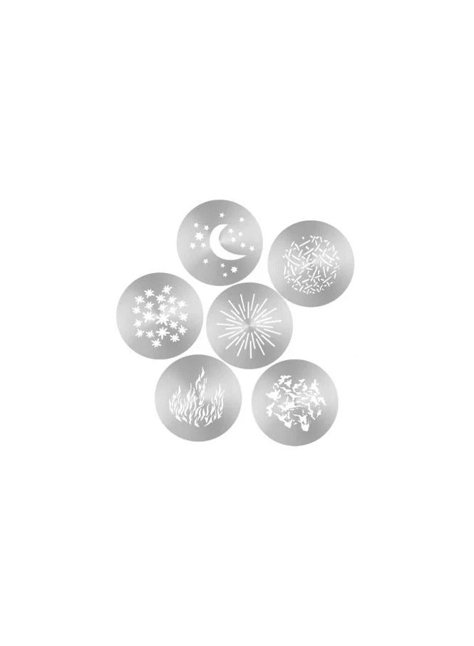 Godox SA-09 Gobo Set for SA-P Projection Attachment – 6 Creative Gobo Templates for Background Effects with S30 LED Light System