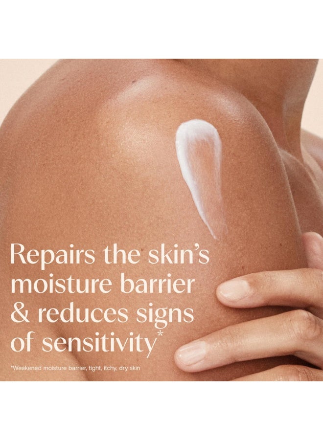 Aveeno Skin Relief Moisturizing Lotion Heals Very Dry, Sensitive Skin, Fast-Absorbing Body Lotion with Soothing Triple Oat & Shea Butter Formula, Fragrance Free, Non-Comedogenic, 8 oz - Image 5