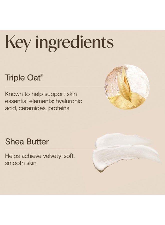 Aveeno Skin Relief Moisturizing Lotion Heals Very Dry, Sensitive Skin, Fast-Absorbing Body Lotion with Soothing Triple Oat & Shea Butter Formula, Fragrance Free, Non-Comedogenic, 8 oz - Image 4