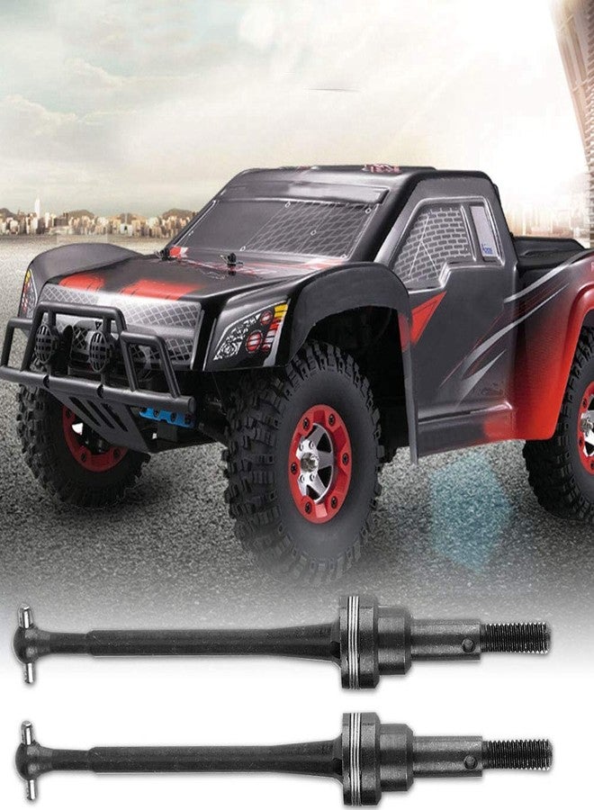 ديلوي عمود محرك سيارة RC، قطعتان من عمود محرك أمامي عالمي لعمود ناقل الحركة المعدني لسيارة WLtoys 1/12 12423 للتحكم عن بعد (أسود 0090BL) - Image 5