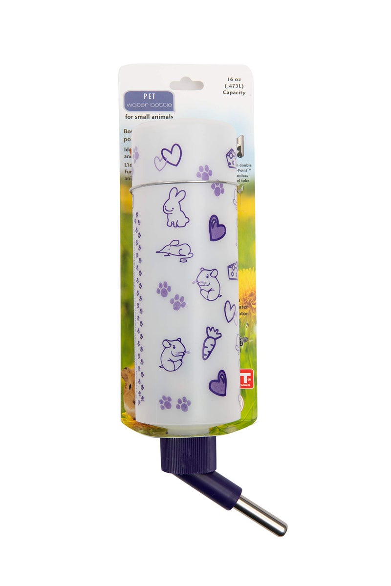 Lixit Weather Resistant Cage Water Bottles for Rabbits, Ferrets, Guinea Pigs Hamsters and Other Small Animals. (16-Ounce) - Image 1