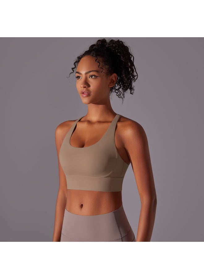 Top Women Bra Cropped Bralette Gym Yoga Sports Bra Cross  Back Female Bra Breathable Top Women's Underwear - Image 3