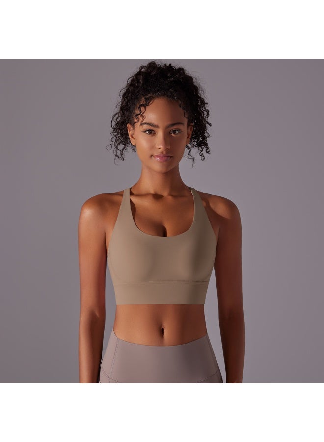Top Women Bra Cropped Bralette Gym Yoga Sports Bra Cross  Back Female Bra Breathable Top Women's Underwear - Image 2