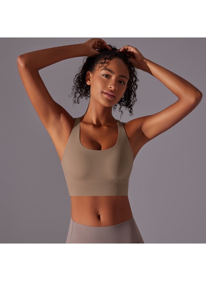 Top Women Bra Cropped Bralette Gym Yoga Sports Bra Cross  Back Female Bra Breathable Top Women's Underwear - Image 5