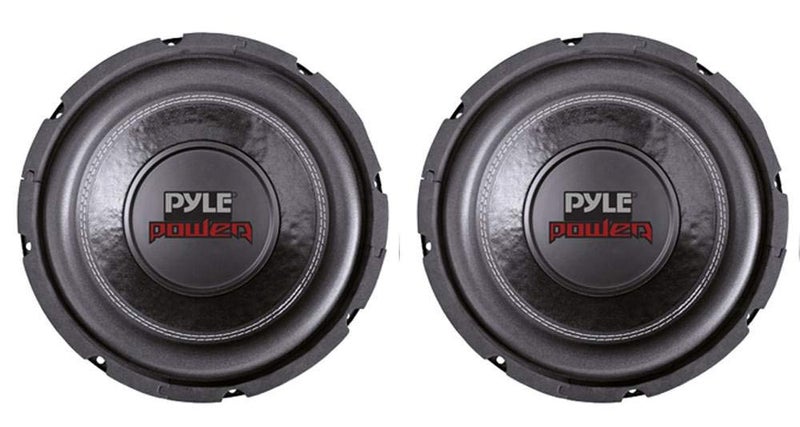 Pyle PLPW6D 6" Dual Voice Coil 4-Ohm Black Car Stereo Audio Subwoofers (2 Pack) - Image 1
