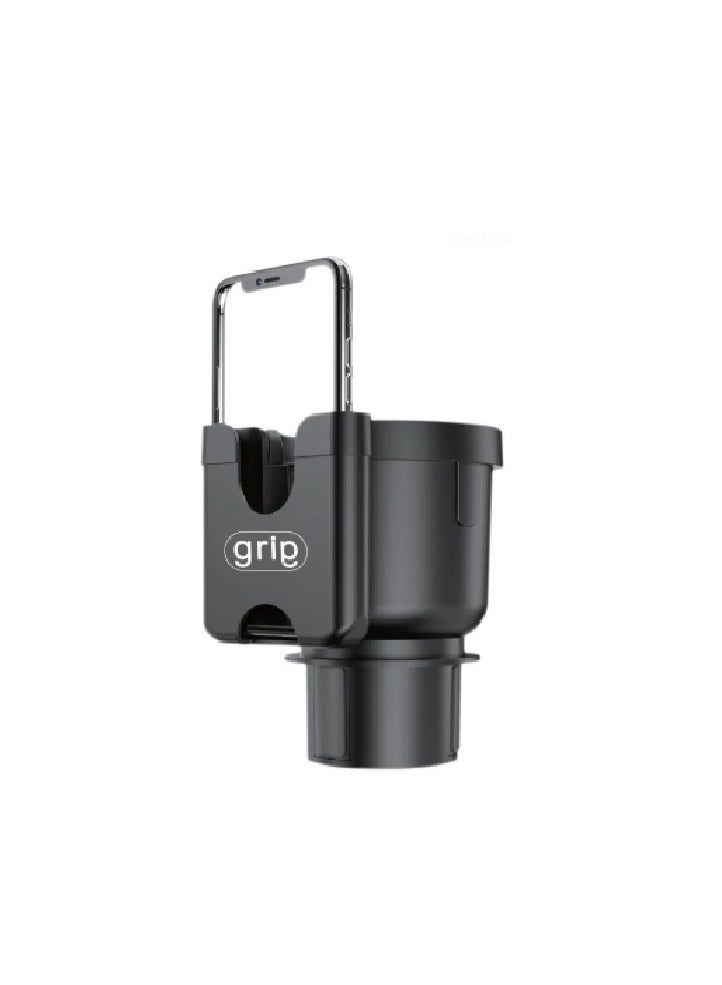 جريب نقدم لك حامل الهاتف للسيارة GRIP GP-S6 مع حامل الأكواب - الحل الأساسي للوصول الآمن والمريح للهاتف في السيارة. - Image 1