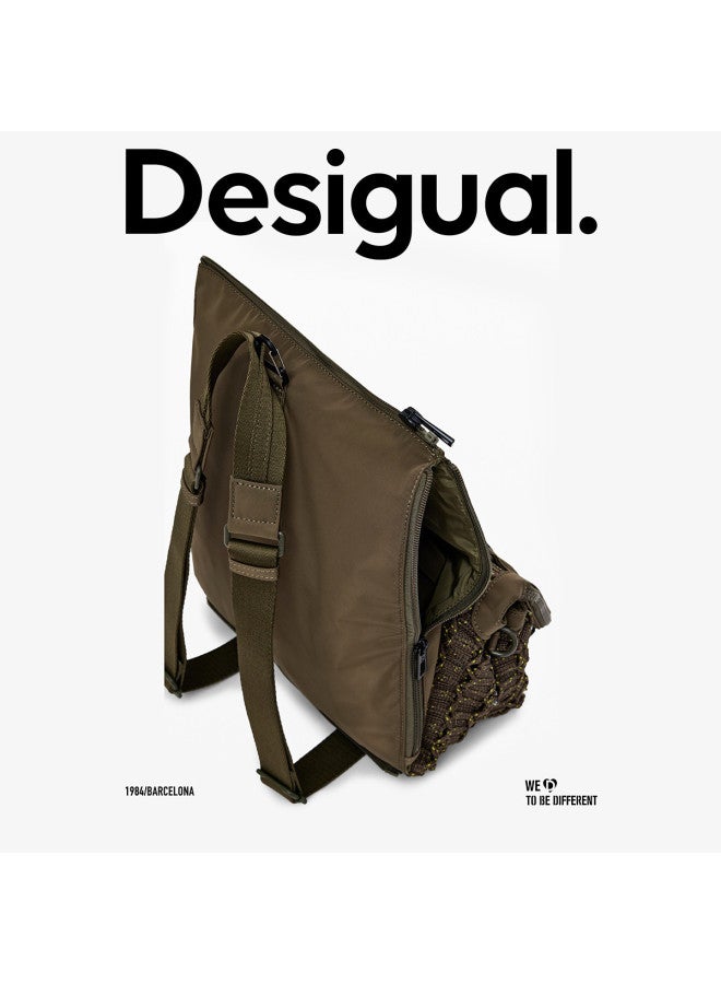 DESIGUAL spring-summer 2025 New Woven Detachable Adjustable Strap Crossbody Bag - Image 5