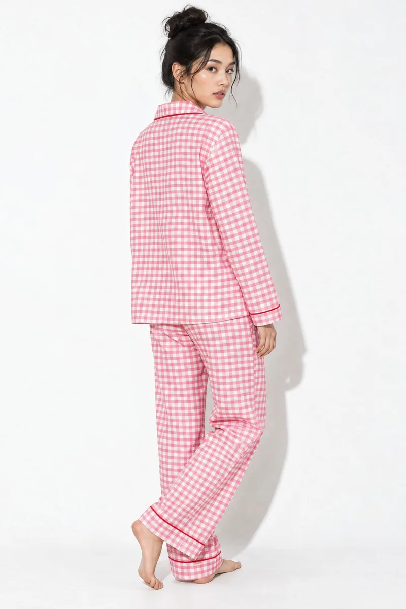 Hiccup Patterned Shirt and Pants Pajama Set