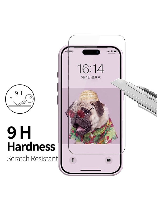 iPhone 16 Plus Case Cover with Screen Protector，Multi-Angle Foldable Stand Liquid Silicone Phone Case with Lanyard, Slim Shockproof Full Coverage Camera Protection, Anti-Scratch and Anti-Rubbing (Li