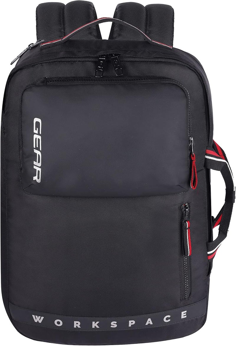 Gear Workspace 18L Small Water Resistant Laptop Bag/Backpack/Office Bag/Briefcase for Men/Women-Black - Image 1