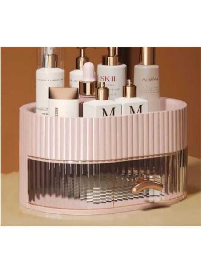 CBEX Large Clear Makeup Organizer - Detachable 2 - Tier Jewelry & Make Up Organizers and Storage Set - Spacious Cosmetic Display Tower - Makeup Organizer for Vanity, Dresser & Countertop (2 LAYER) - Image 2