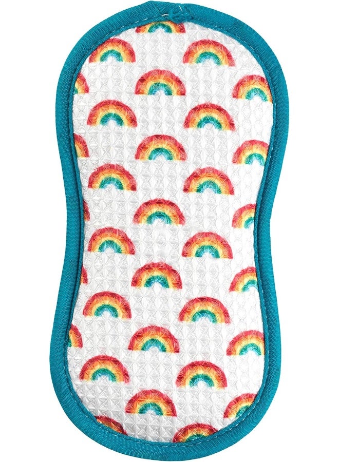 Beldray LA076496EU7 Antibacterial Scrubbing Cleaning Pads, Clean & Refresh Kitchens/Bathrooms, Tough Stain Remover and Surface Cleaner, Dual Abrasive & Soft Side, Rainbow, Anti-Bac - Image 4