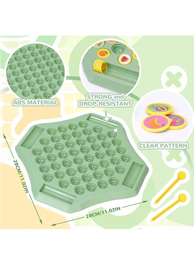 Flip Chess Memory, 52 Pattern Fruit Flip Chess Game with 2 Flip Pens and 2 Stickers, Flip Chess Board Game, Concentrate Training Memory Chessboard for Kids, Fun Puzzle Strategy Game for Family Time - Image 3