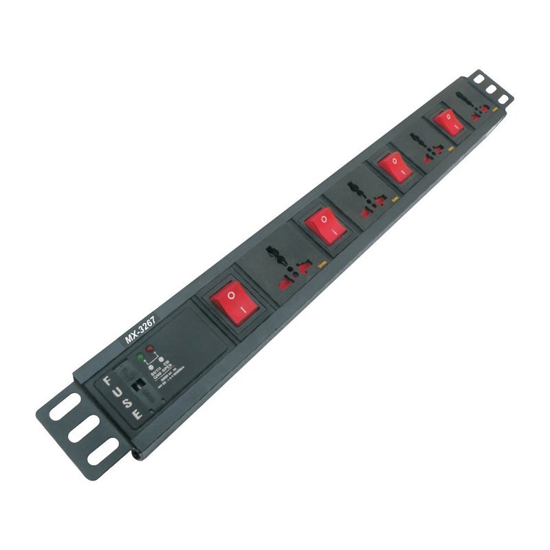 MX MX 4 Socket Universal Power Strip 3 SOCKETS 5 AMP 1 Socket 15 AMP  - Image 4