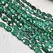 LE SKY Natural Stone Beads Oval Faceted Beading Malachite Stone Scattered Charms for Jewelry Making DIY Necklace Bracelet Accessories 12x16mm 79 inch 2 Strands - Image 2