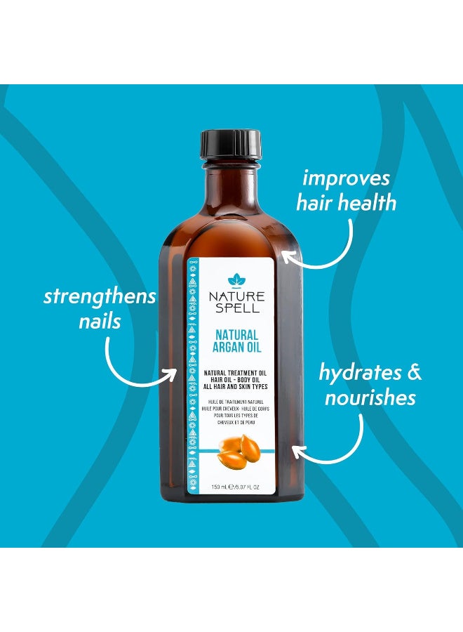 Nature Spell Natural Argan Oil For Hair & Skin - Image 4