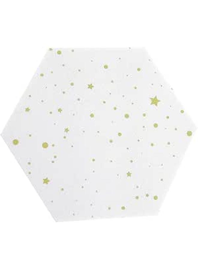 Hexagon Felt Bulletin Board Thick DIY Memo Wall Decor For Photos And Messages - Image 1