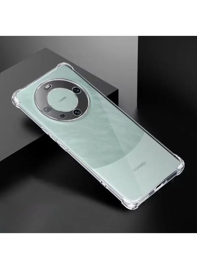 Case for Huawei Mate 60 Cover Clear Back Air Cushion Soft Silicone Shockproof Anti-Scratch Protective Bumper Shell Corner for Huawei Mate 60 - Image 3