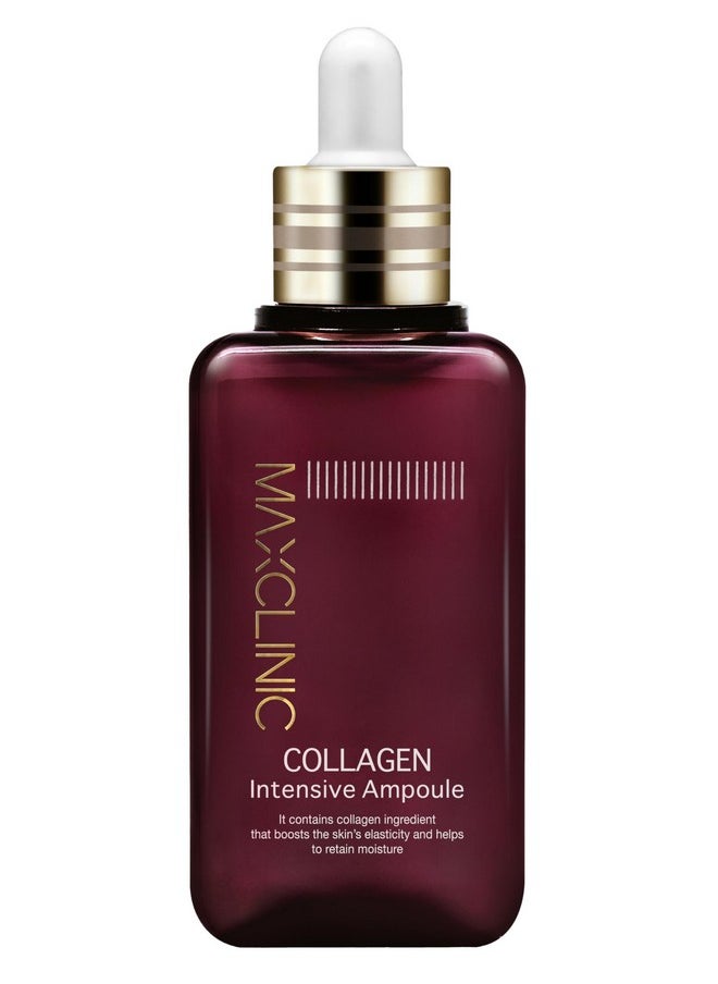 maxclinic MAXCLINIC Collagen Intensive Ampoule | Firming Serum for Face w/ 3 Types of Collagen | Hydrating Face Serum Ampoule Korean Skin Care | Glass Skin Ampoule Collagen Serum (3.38 fl oz)  - Image 1
