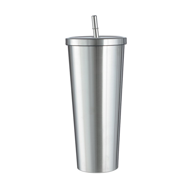 304 Stainless Steel Straw Cup Portable Coffee Cup Straw Cup Large Capacity Car Straw Gift Thermos Cup - Image 5