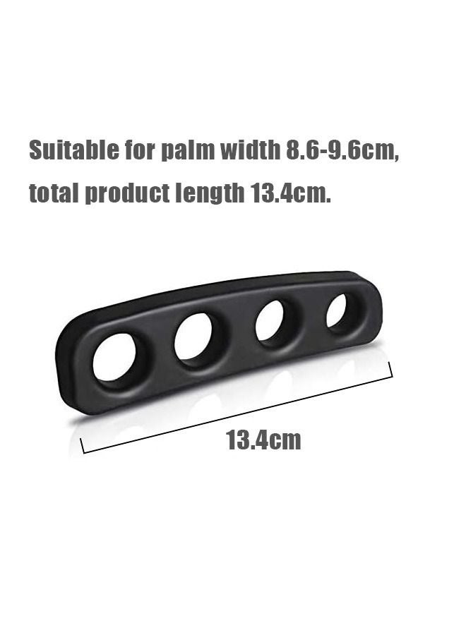 Generic 2 Pcs Basketball Shooting Trainer Aid, High elasticity Silica Gel Finger Training Equipment, Basketball Trainer for Youth and Adult (Black) 