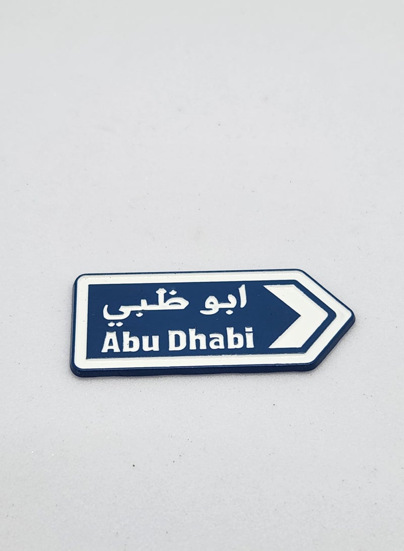 Acnor Abu Dhabi Direction Sign Metal Sticker - 3D Self Adhesive Badge for Car, Laptop, Mobile, Bike and Home Decor" ✅ - Image 5