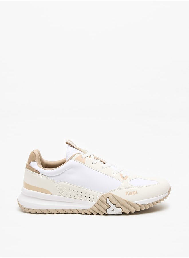 Kappa Men's Embossed Sports Shoes with Lace-Up Closure  - Image 1