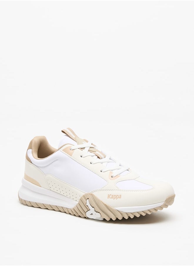 Kappa Men's Embossed Sports Shoes with Lace-Up Closure  - Image 3
