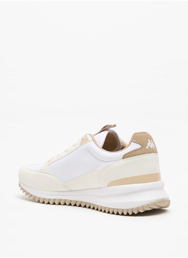 Kappa Men's Embossed Sports Shoes with Lace-Up Closure  - Image 2