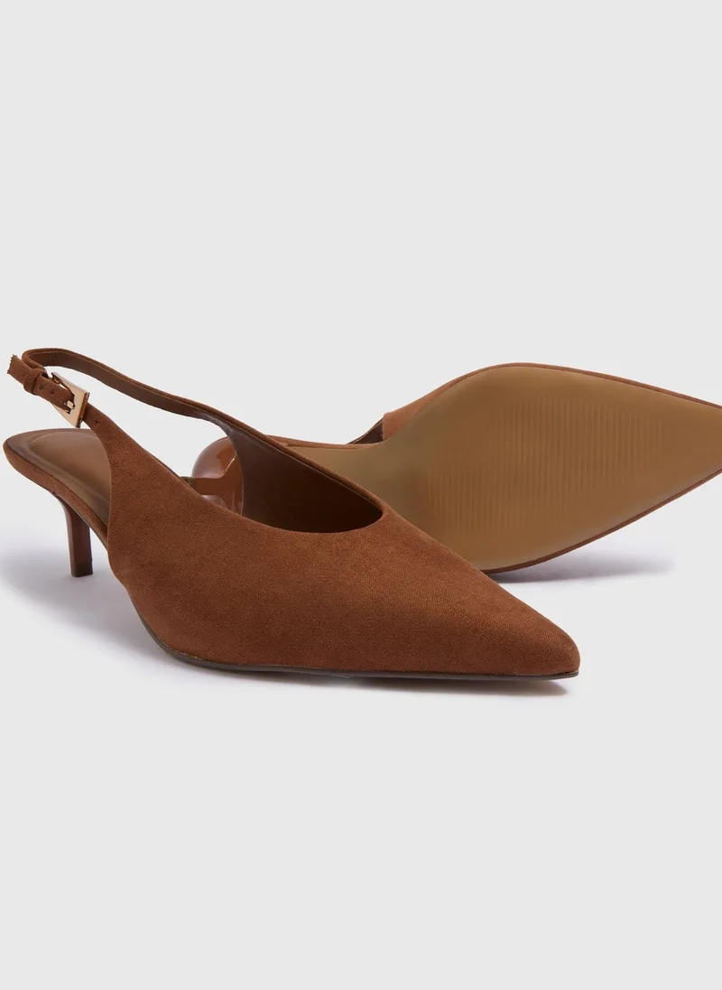 ماتلان كعب عالٍ مدبب بكعب مرتفع