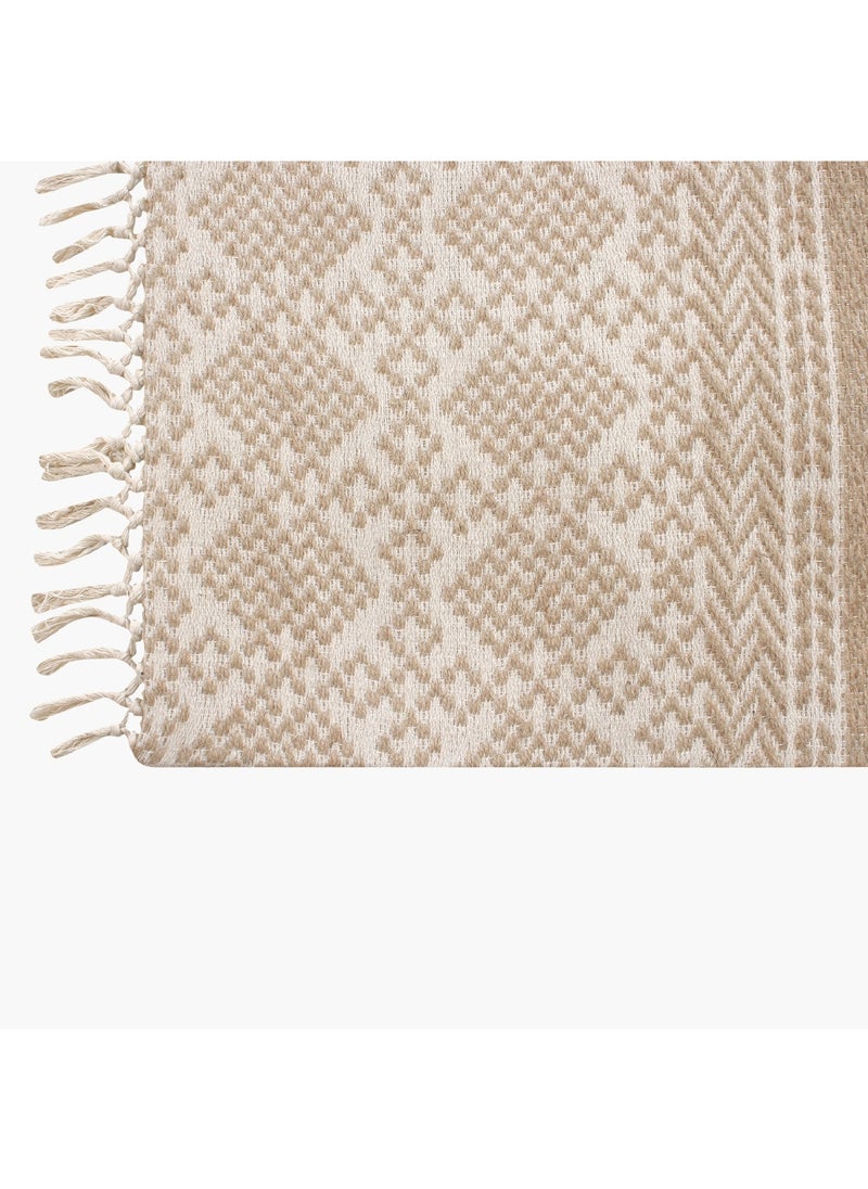 Home Box Aveza Jute Cotton Jacquard Rug 360 x 250 cm  - Image 3