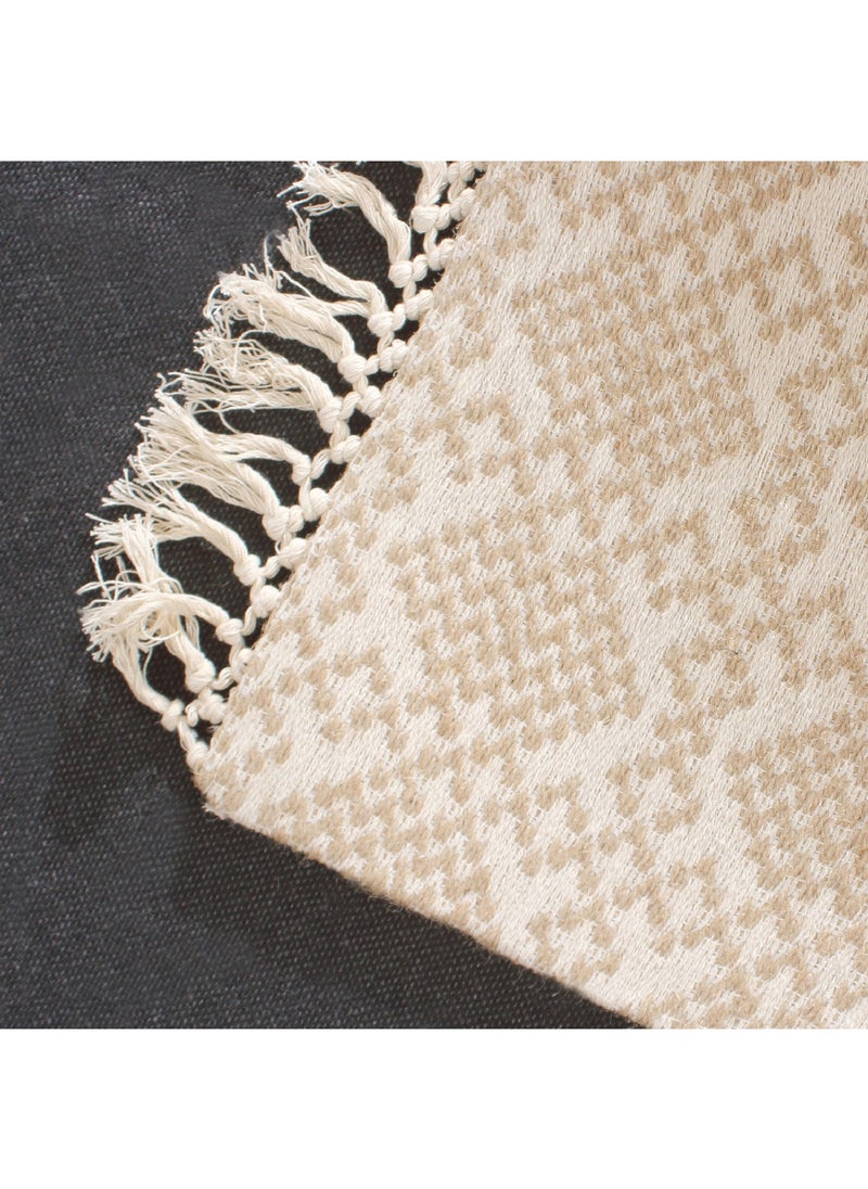 Home Box Aveza Jute Cotton Jacquard Rug 360 x 250 cm  - Image 2