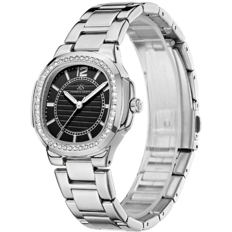 كينيث سكوت Women's Stainless Steel Analog Watch K24507-SBSB - 38 mm