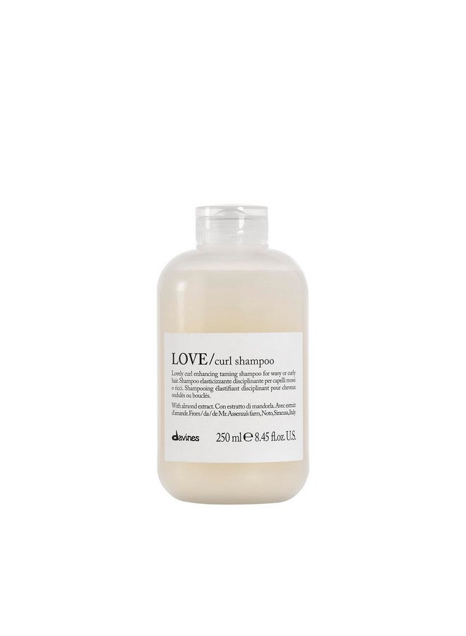 Davines LOVE Curl Shampoo | Wavy & Curly Hair Shampoo | Smooth and Moisturize Curls with Almond Extract | 8.45 fl oz - Image 1